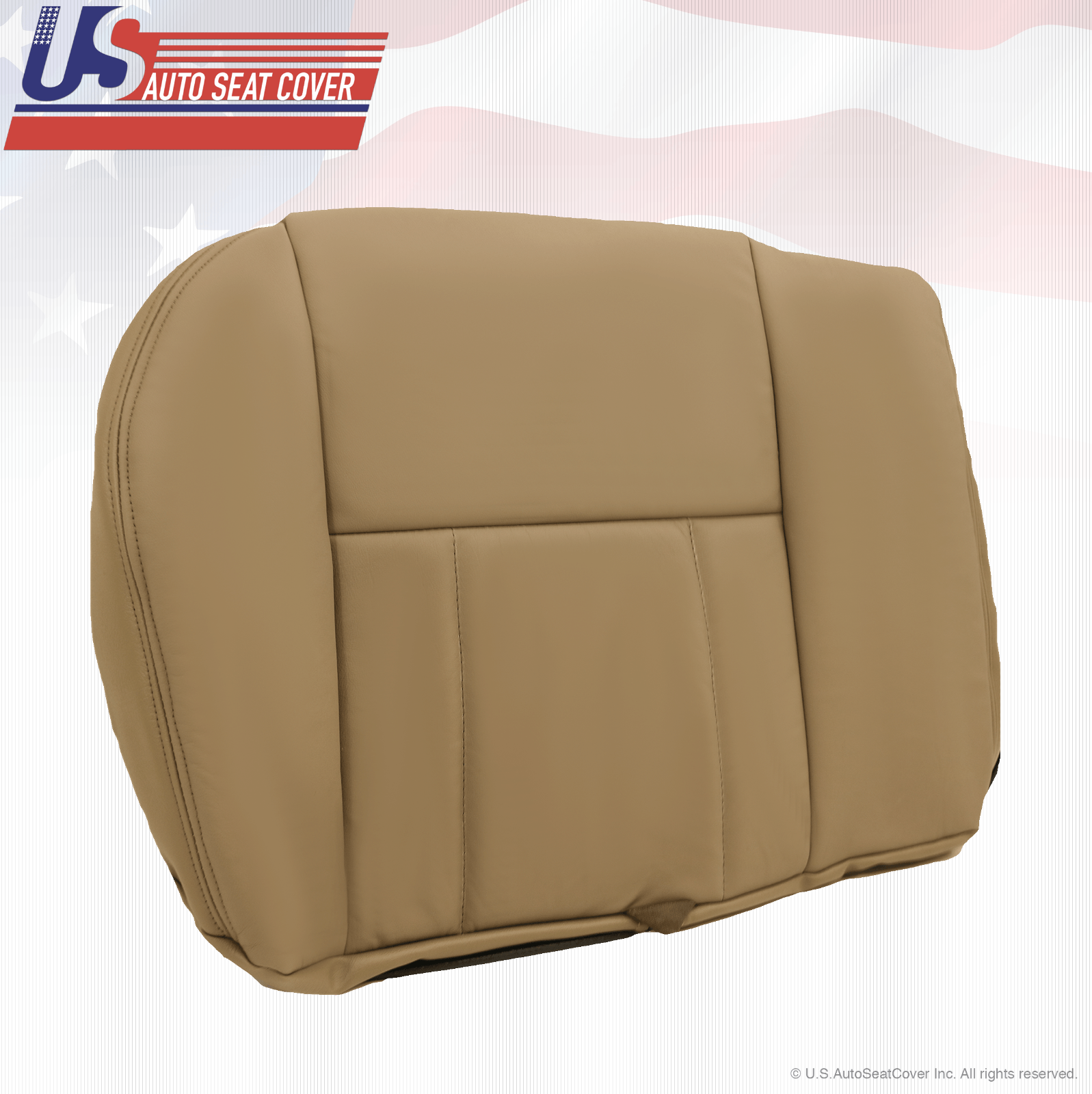 Rear Driver - Passenger Bottom Vinyl Seat Cover Oak Tan Fits 2002 Toyota 4Runner