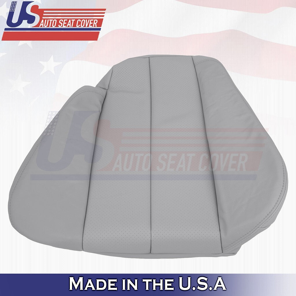 1990-1995 Fits Mercedes Benz SL320 Passenger Bottom &Top Leather Seat Cover Gray