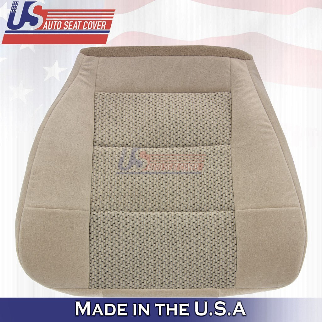 2003 Fits Ford F-150 Extended Cab Front Set Tops & Bottoms Cloth Covers Tan
