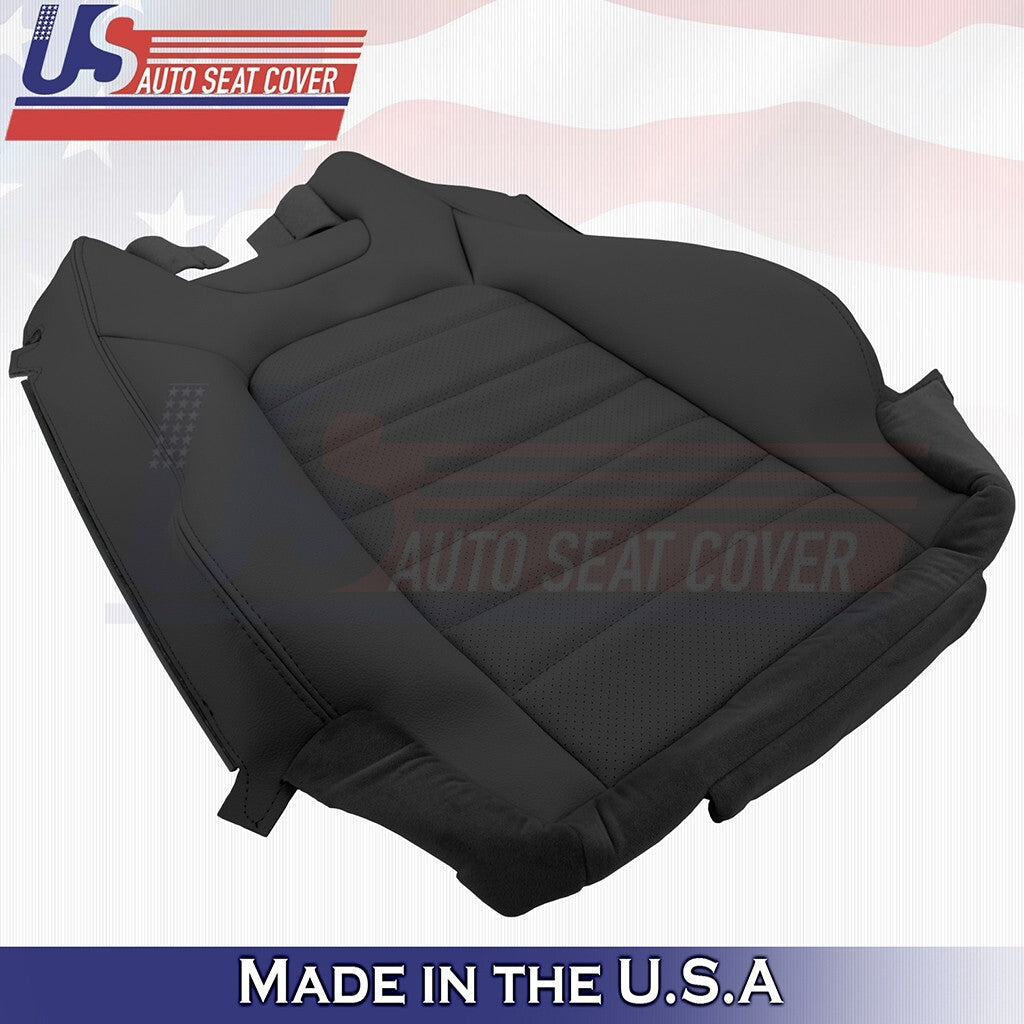 2015 to 2023 For Mercedes Benz C250 Coupe Passenger Top Vinyl Seat Cover Black