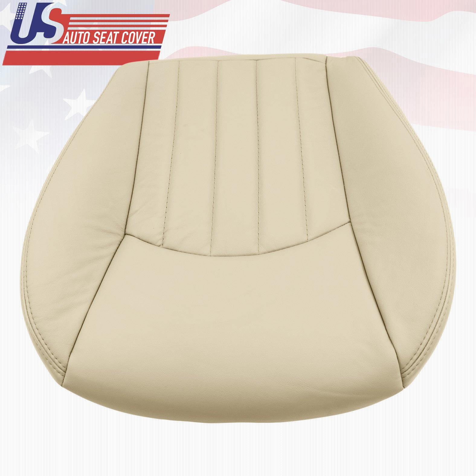 2002-2008 Jaguar X-Type Driver & Passenger Bottom (Vinyl) Seat Cover Light Tan