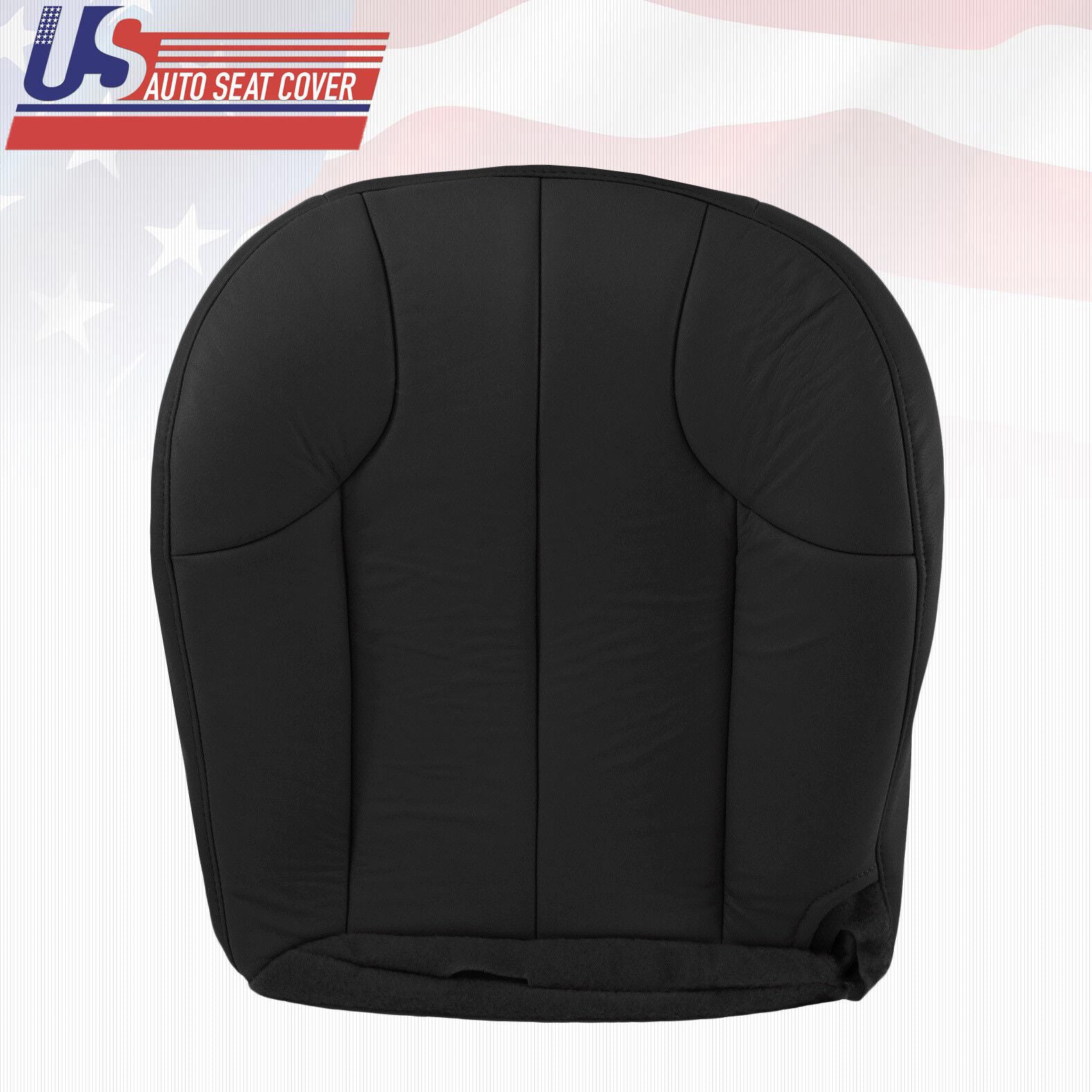 1999 2001 Fits Jeep Grand Cherokee Driver Bottom Leather Seat Cover Black