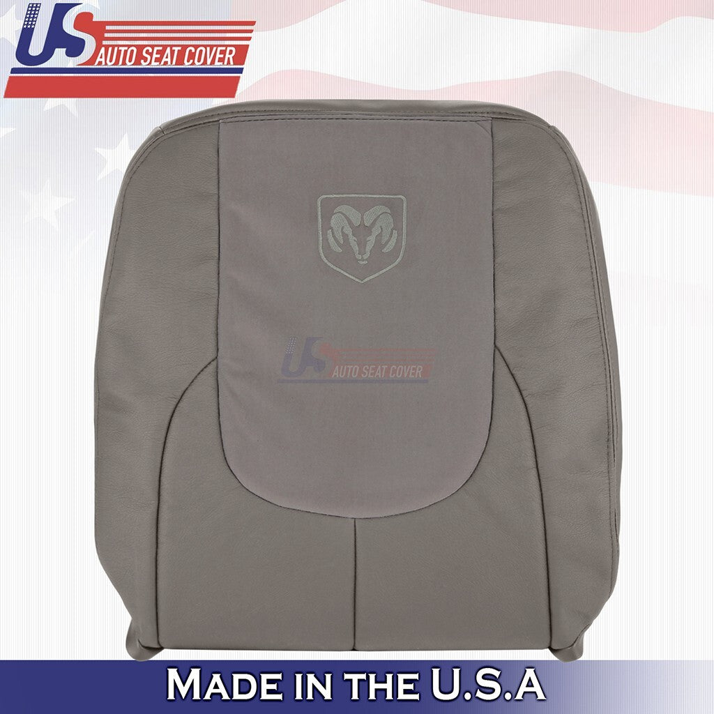 2002 2003 Fits Dodge Ram 2500 Laramie Driver &Passenger Tops Leather Cover Taupe