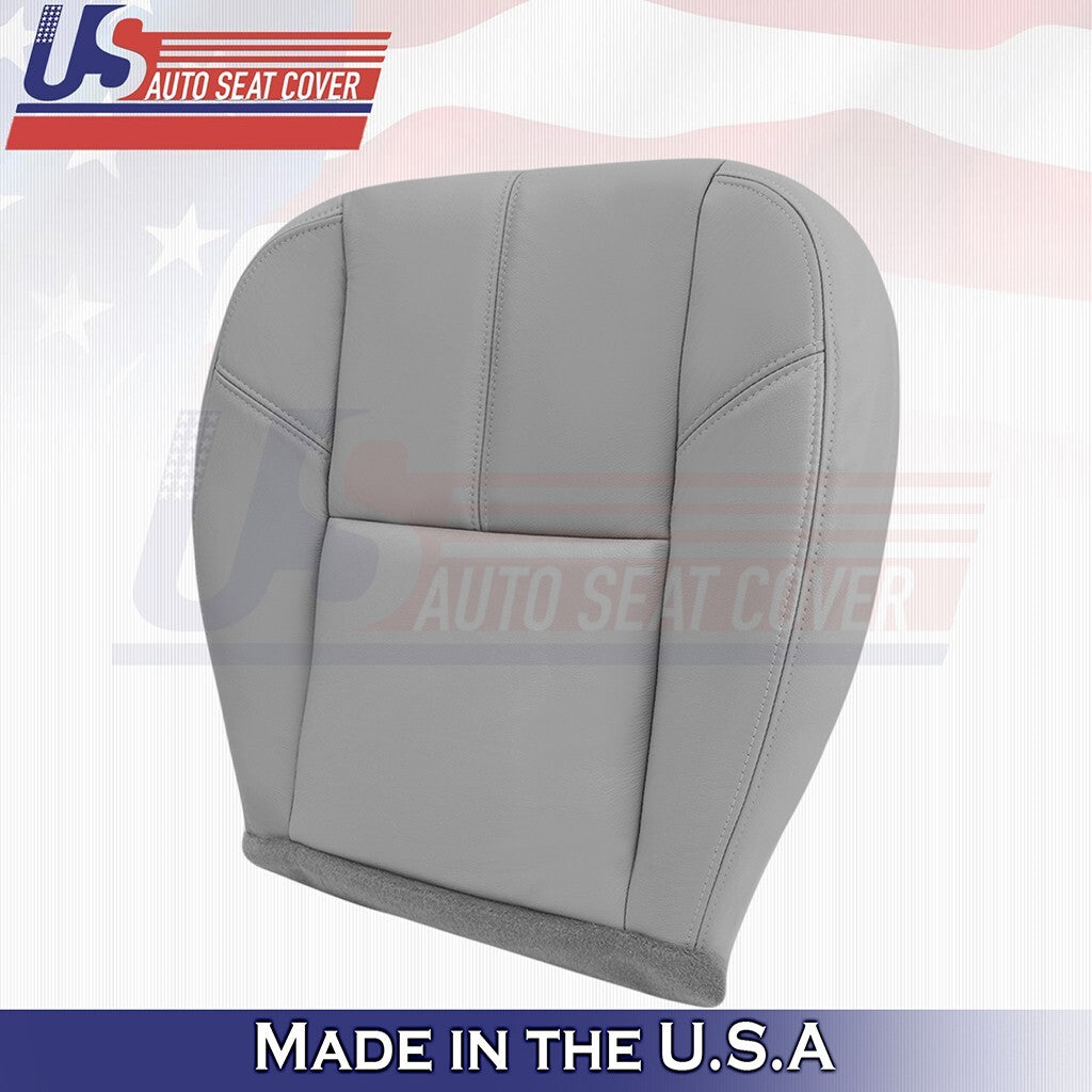 2007 to 2014 Fits Chevy Silverado Driver Bottom Leather Cover Light Titanium