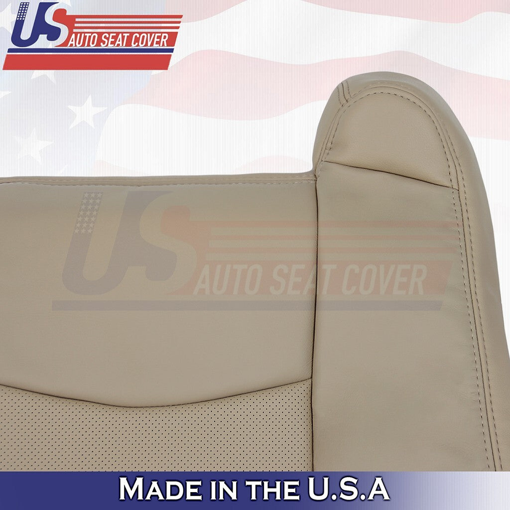 2004 to 2009 For Cadillac SRX Driver & Passenger Tops Bottoms Leather Cover Tan