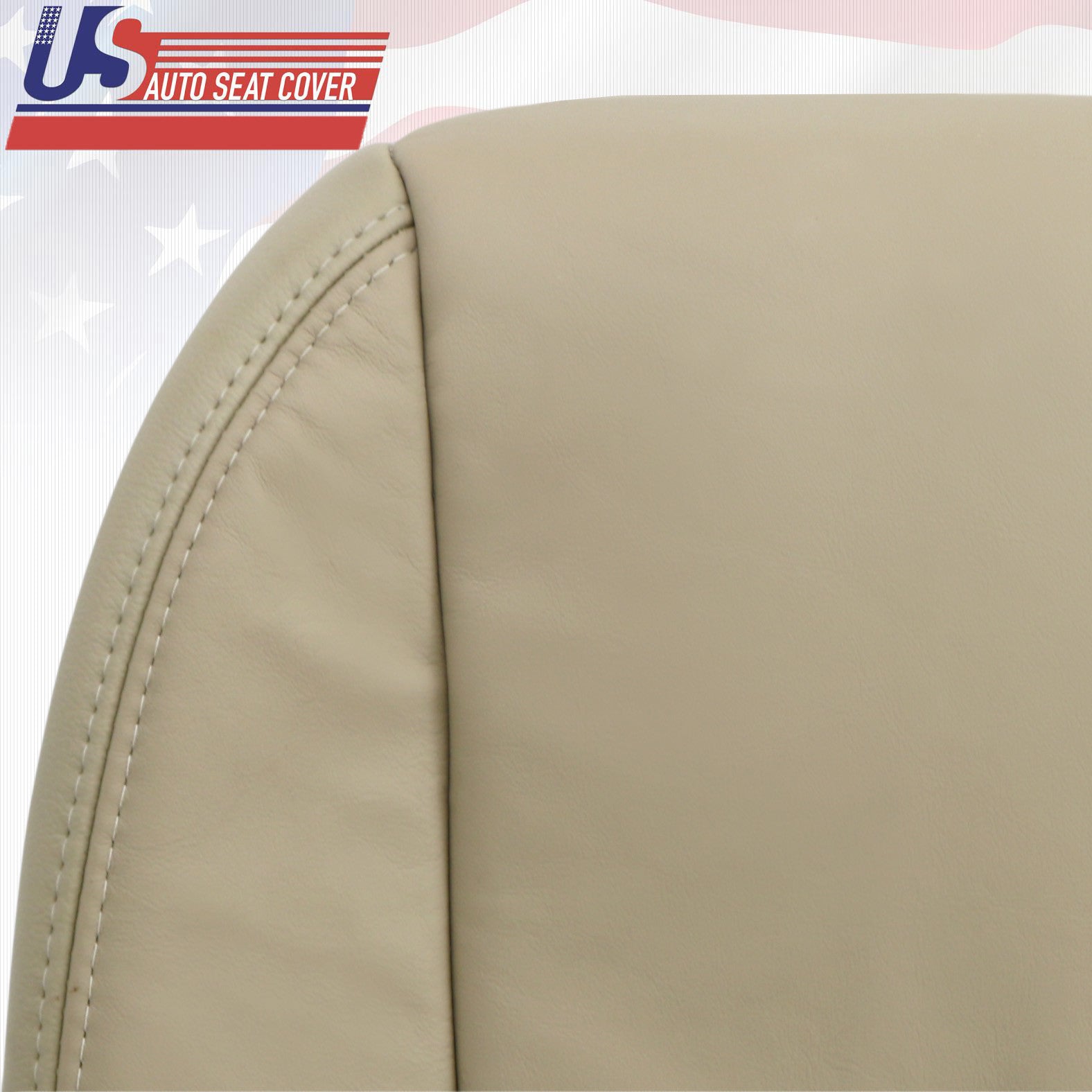 For 2007 - 2012 Acura MDX Driver Bottom Replacement Leather Seat Cover in TAN