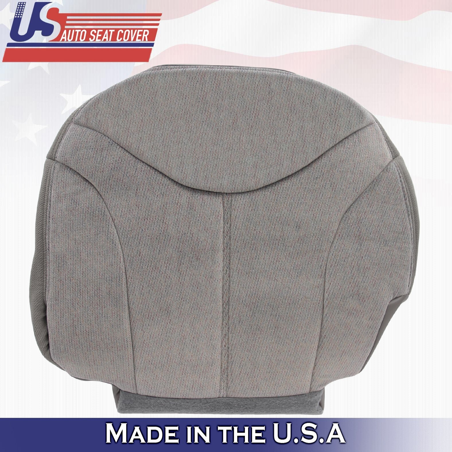 1999 2000 2001 2002 Fits GMC Sierra Driver Side Bottom Cloth Seat Cover Gray
