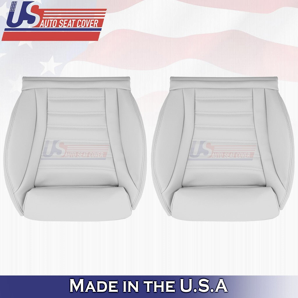 2015 to 2021 For Mercedes Benz C43 Driver & Passenger Bottoms Vinyl Cover Gray