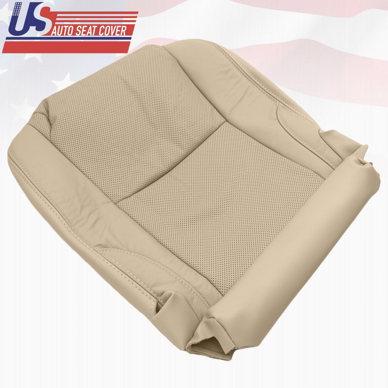 Fits 2008 2006 & 2007 Lexus IS350 Driver Passenger Bottom Seat Cover Leather Tan