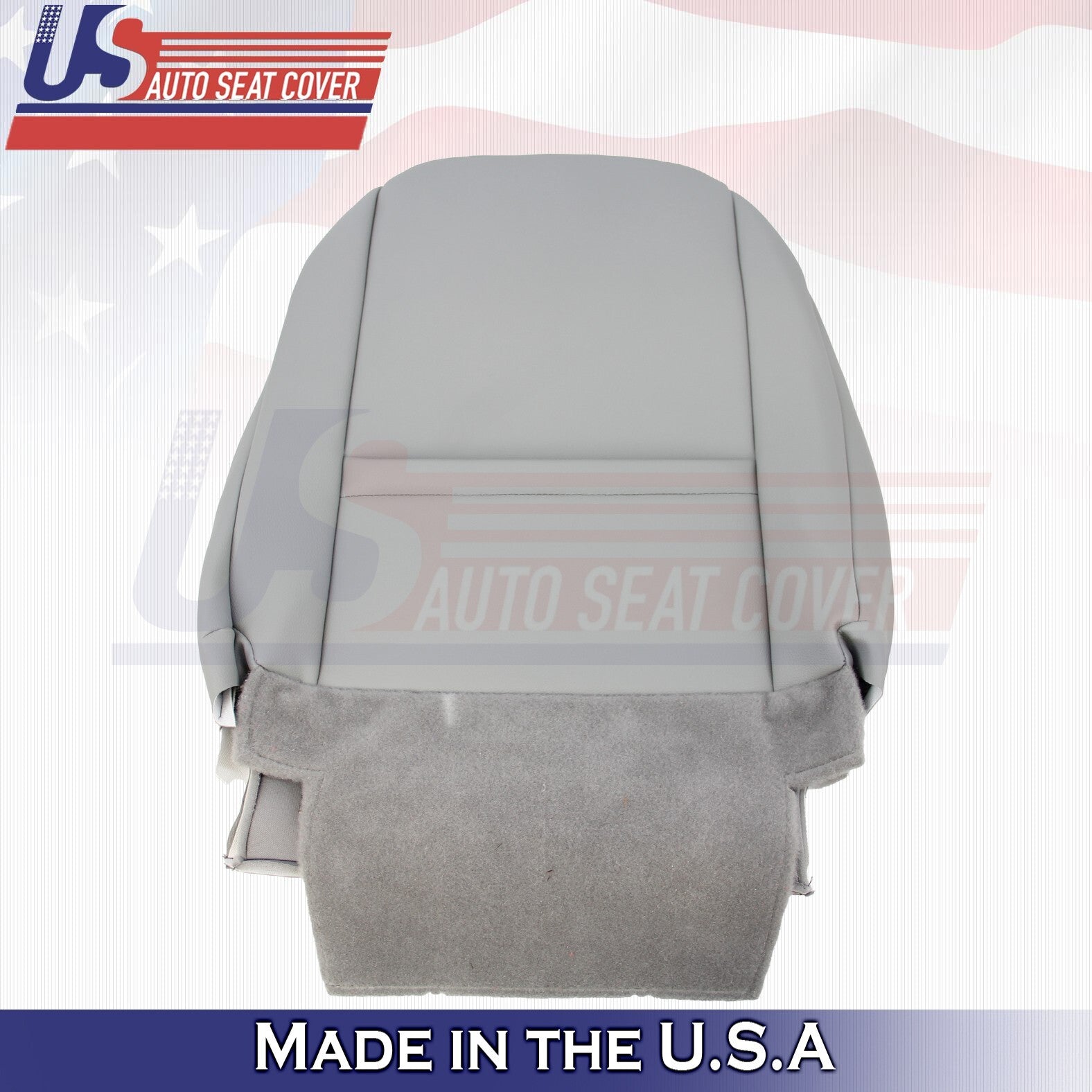 2017-2020 Fits Toyota Sienna Driver Side Bottom & Top Leather Seat Cover Gray