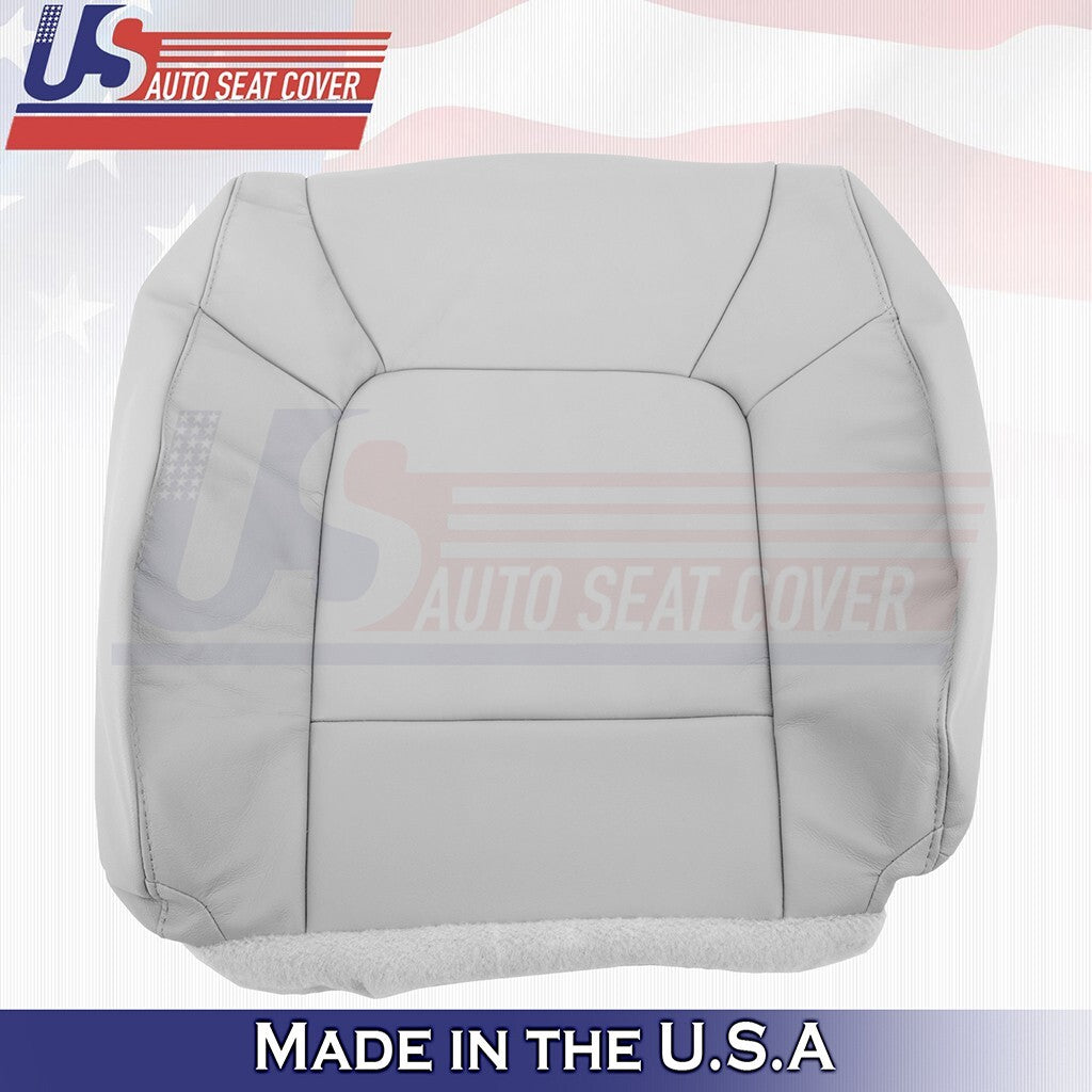 2009 2010 2011 Fits Honda Pilot Driver Bottom & Top Leather Seat Cover Gray