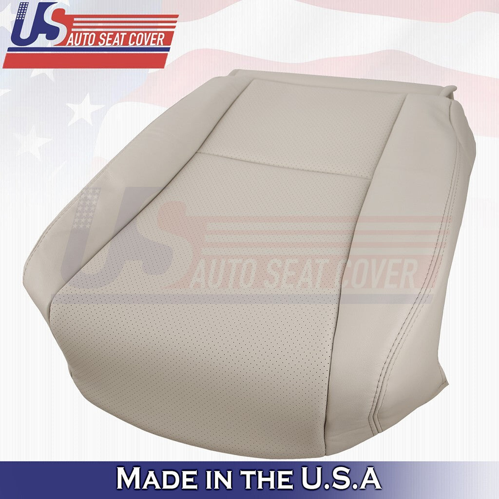 2007 to 2012 For Lexus LS460 Driver Bottom-Top Perf Leather Cover Cashmere Tan