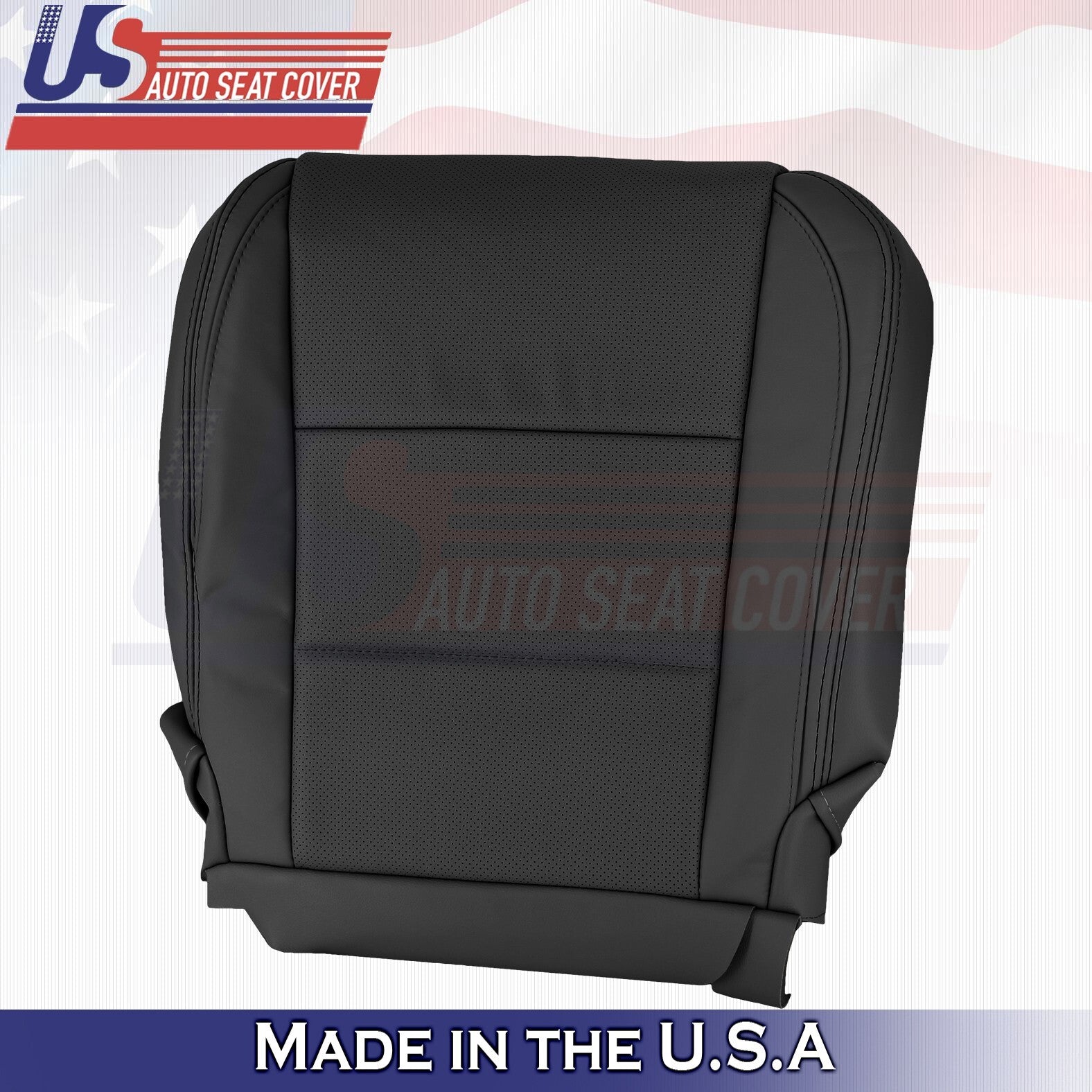 2017 2018 2019 2020 For Lexus GS350 Passenger Bottom Leather Seat Cover Black