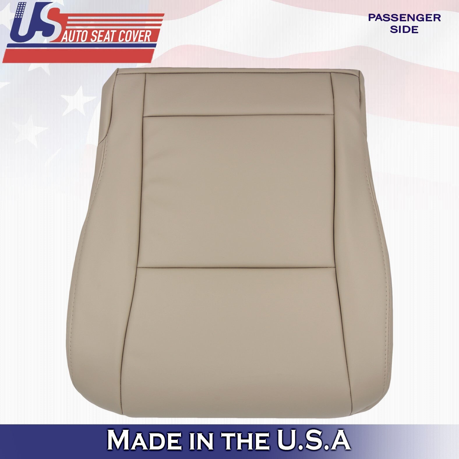 1995 1996 1997 For Lexus LX450 Front Passenger Bottom Leather Seat Cover Tan