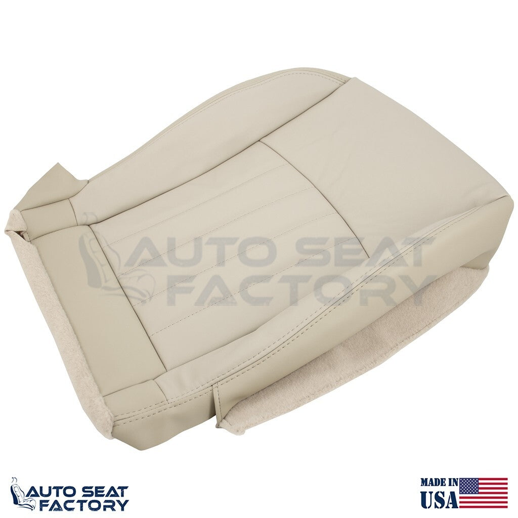2014 -2017 Fits Infiniti QX50 Driver Passenger Bottom Wheat Vinyl Seat Covers