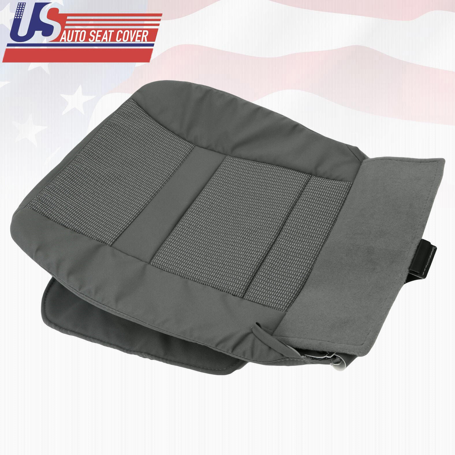 Driver Bottom Cloth Seat Cover slate Gray 2006 to 2010 For Dodge Ram 2500 3500