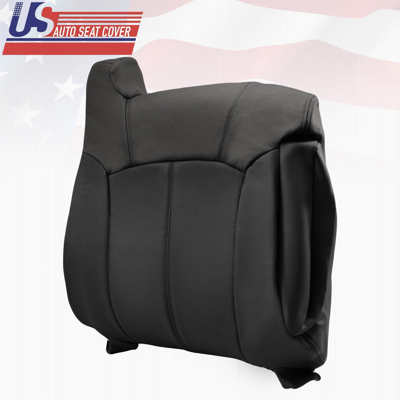 1999 2000 2001 2002 Chevy Passenger Top Lean Back Leather Seat Cover in Graphite