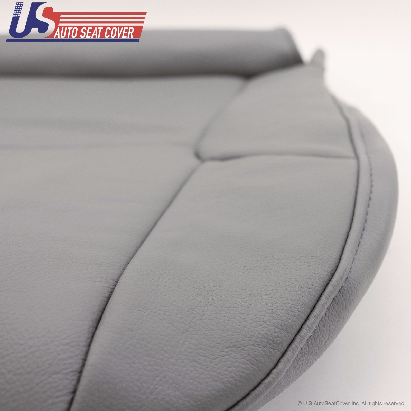Driver Side Bottom Replacement Leather Seat Cover GRAY For2007 08 Toyota 4Runner