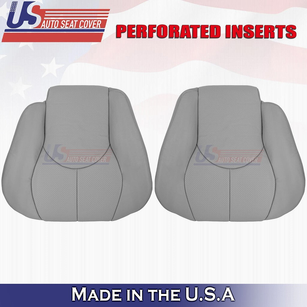1996 to 2000 For Mercedes Benz SL600 Driver-Passenger Tops Leather Cover Gray