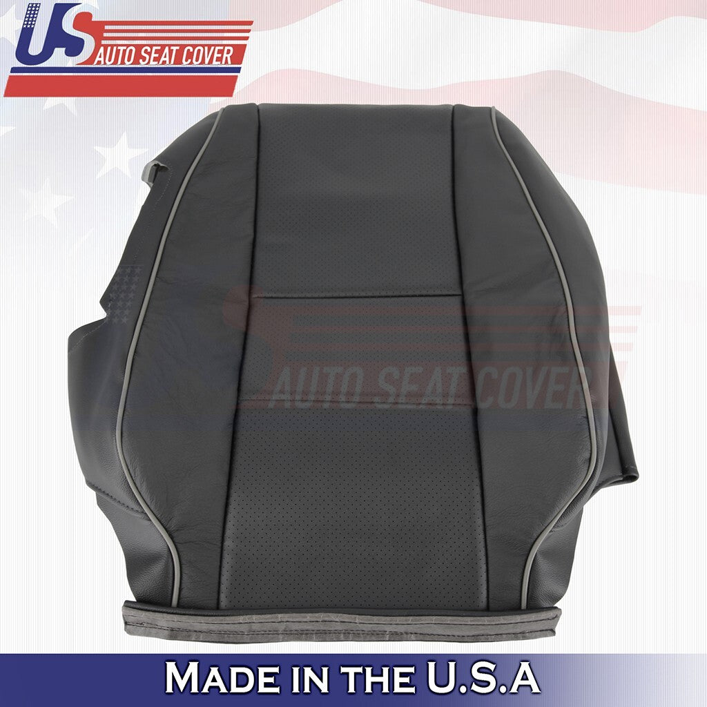 2001 to 2005 For Lexus IS300 Front Set Bottoms &Tops Leather Seat Cover Black