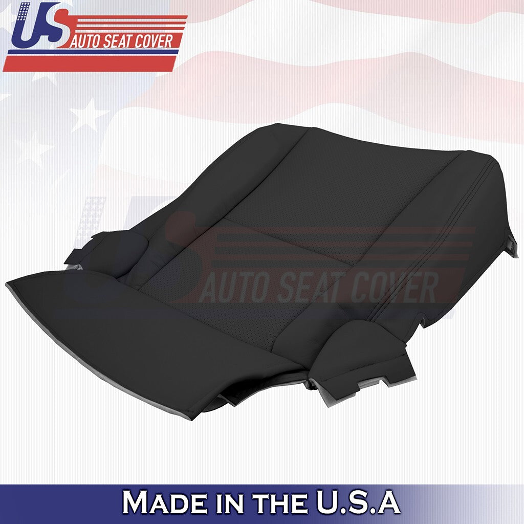 2007 to 2012 For Lexus LS600h Driver & Passenger Bottoms Leather Cover Black