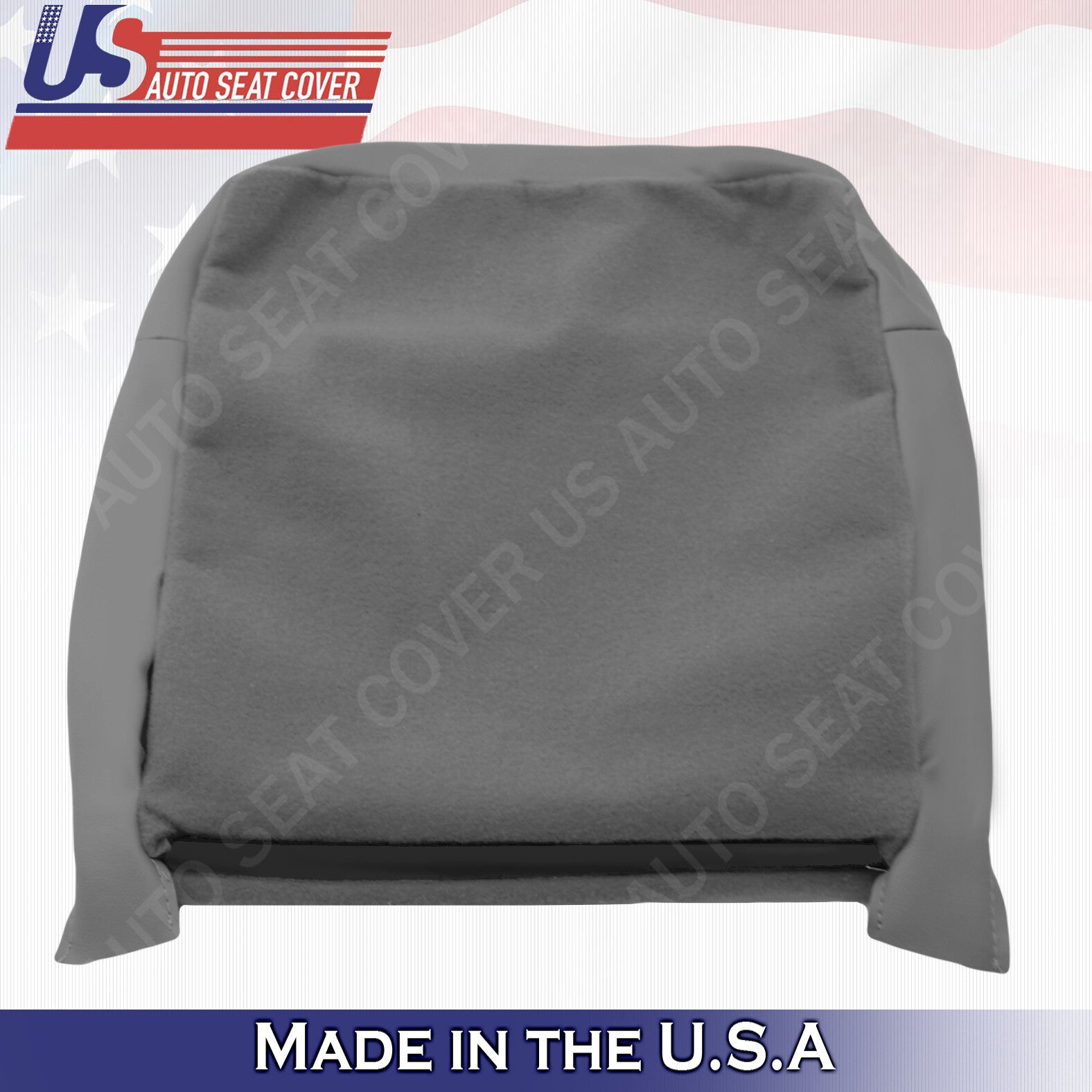 Rear Passenger Bottom Leather Seat Cover Gray Fits Ford F150 2004 to 2008