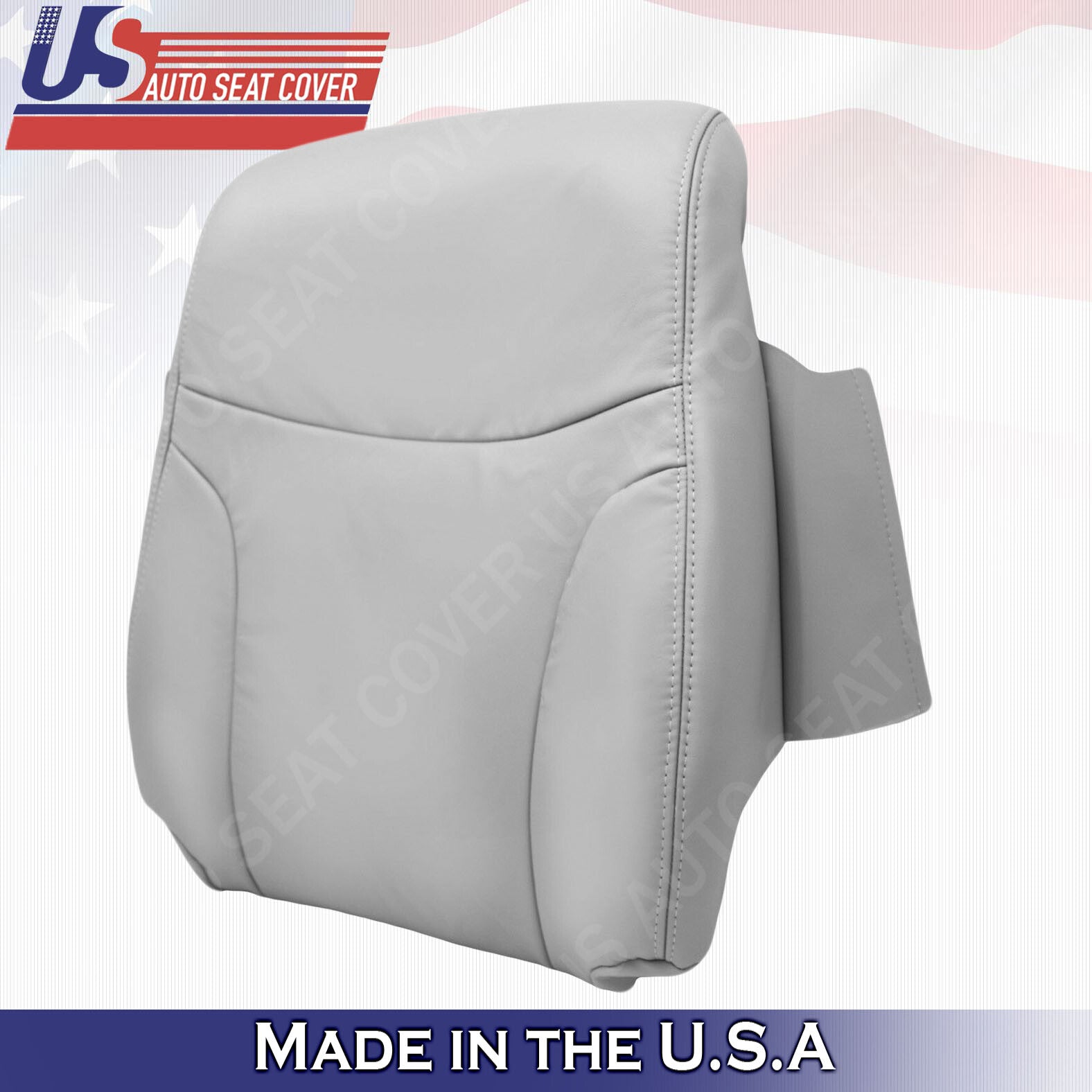 Fits 2002 to 2006 Lexus ES300 Driver & Passenger Tops Leather Seat Cover Gray