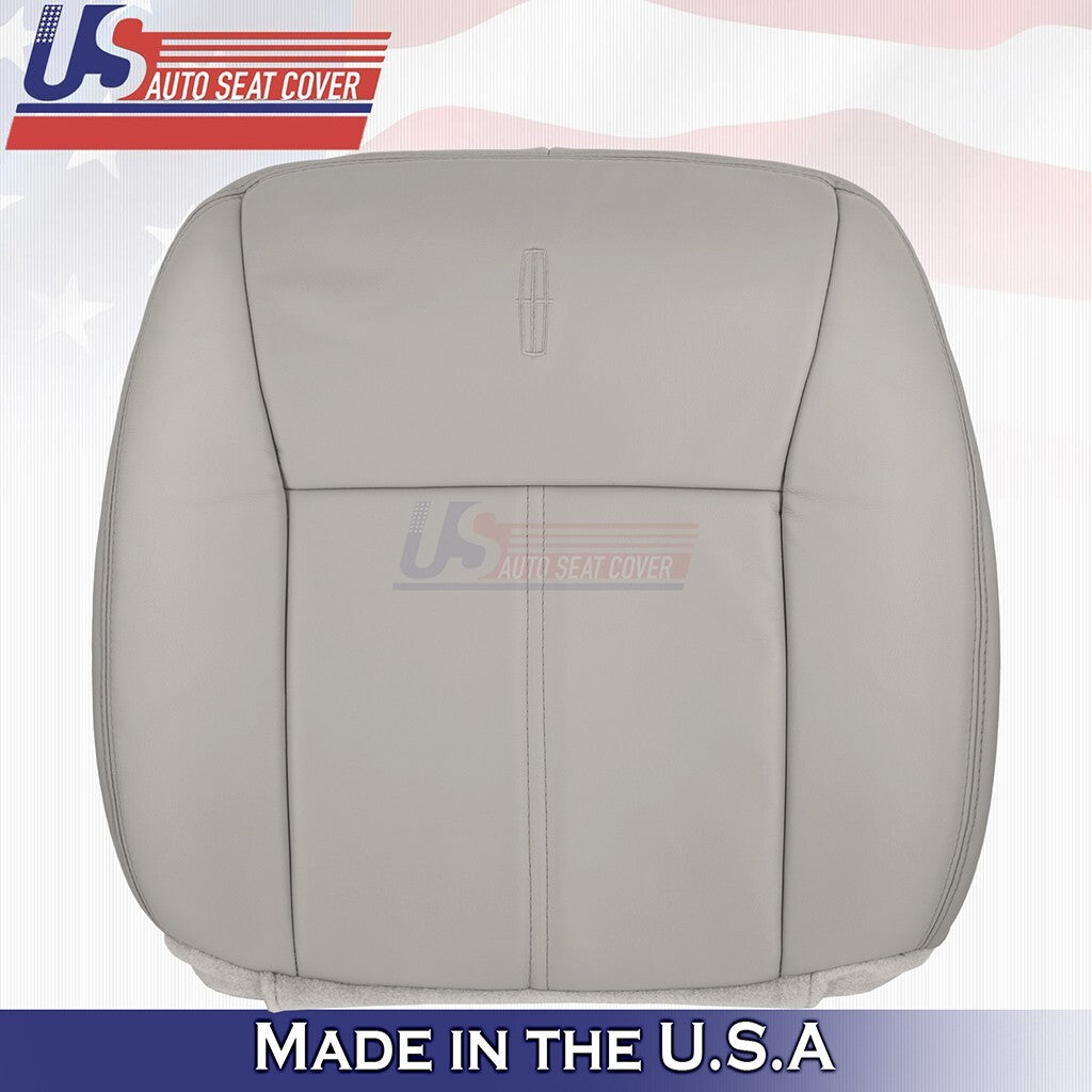 2003 2004 2005 2006 2007 For Lincoln Town Car Passenger Top Leather Cover Gray