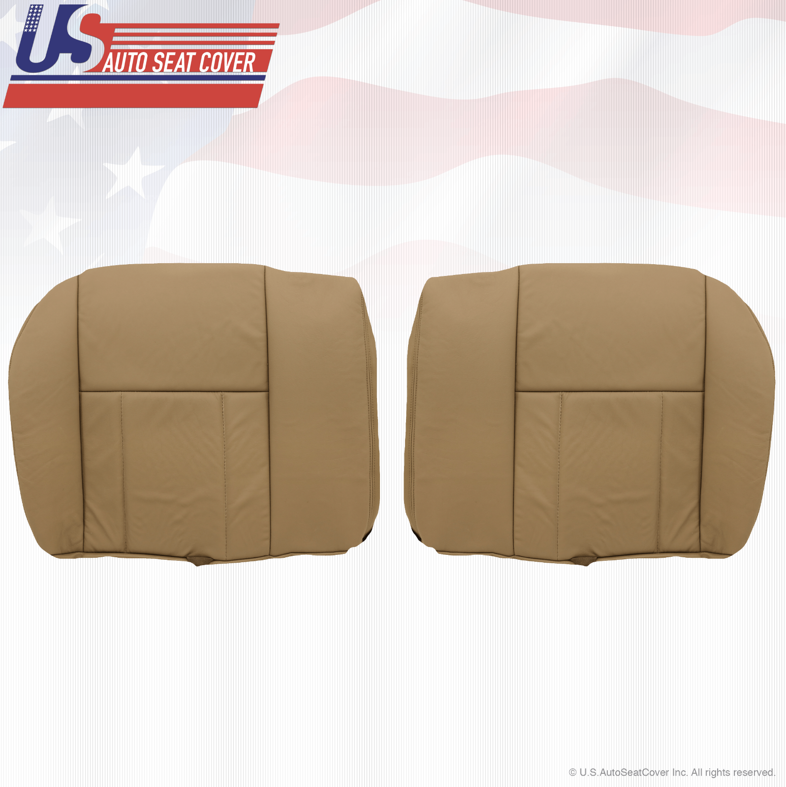 Rear Driver - Passenger Bottom Vinyl Seat Cover Oak Tan Fits 2002 Toyota 4Runner
