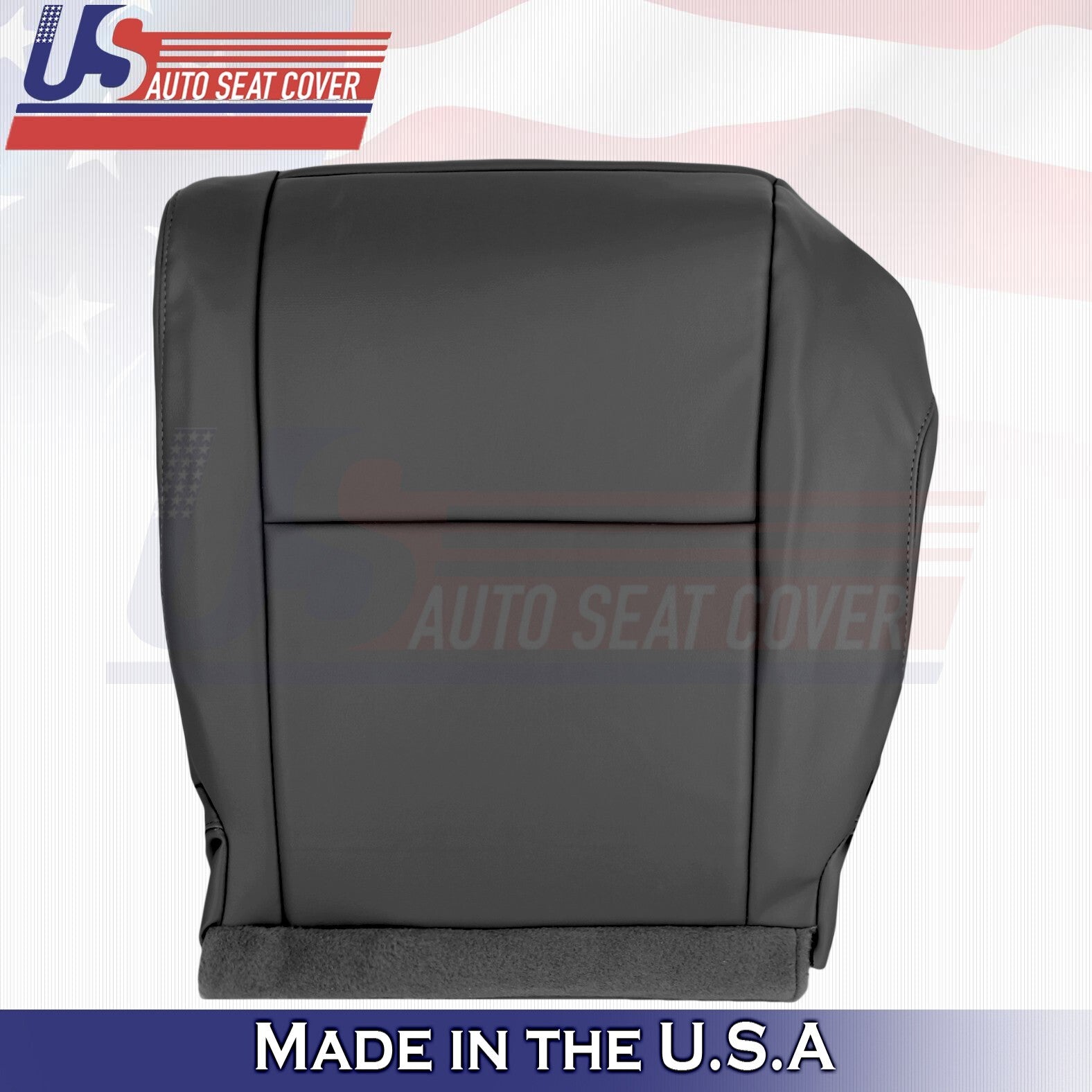 2007-2010 Fits Toyota Tundra Rear Driver & Passenger Bottoms Leather Cover Gray