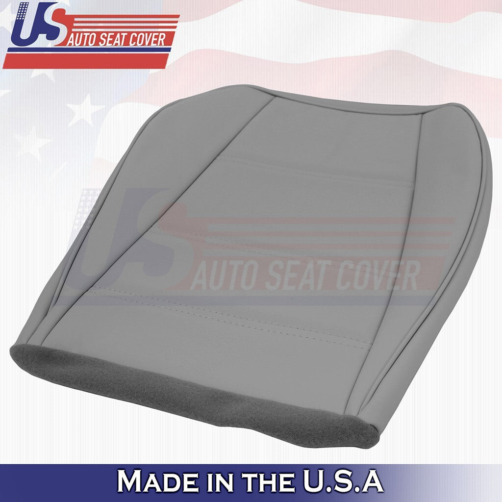 1999-2004 FOR Ford Mustang V6 Driver Bottom &Top Genuine Leather Seat Cover Gray