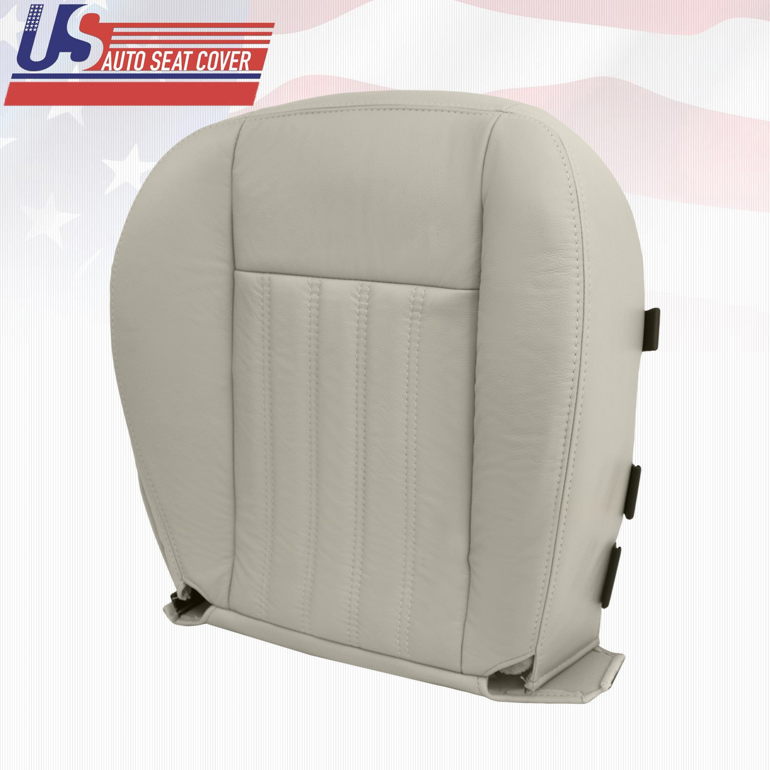 2004 Lincoln Aviator Driver + Passenger Bottom Genuine Leather Seat Cover Tan
