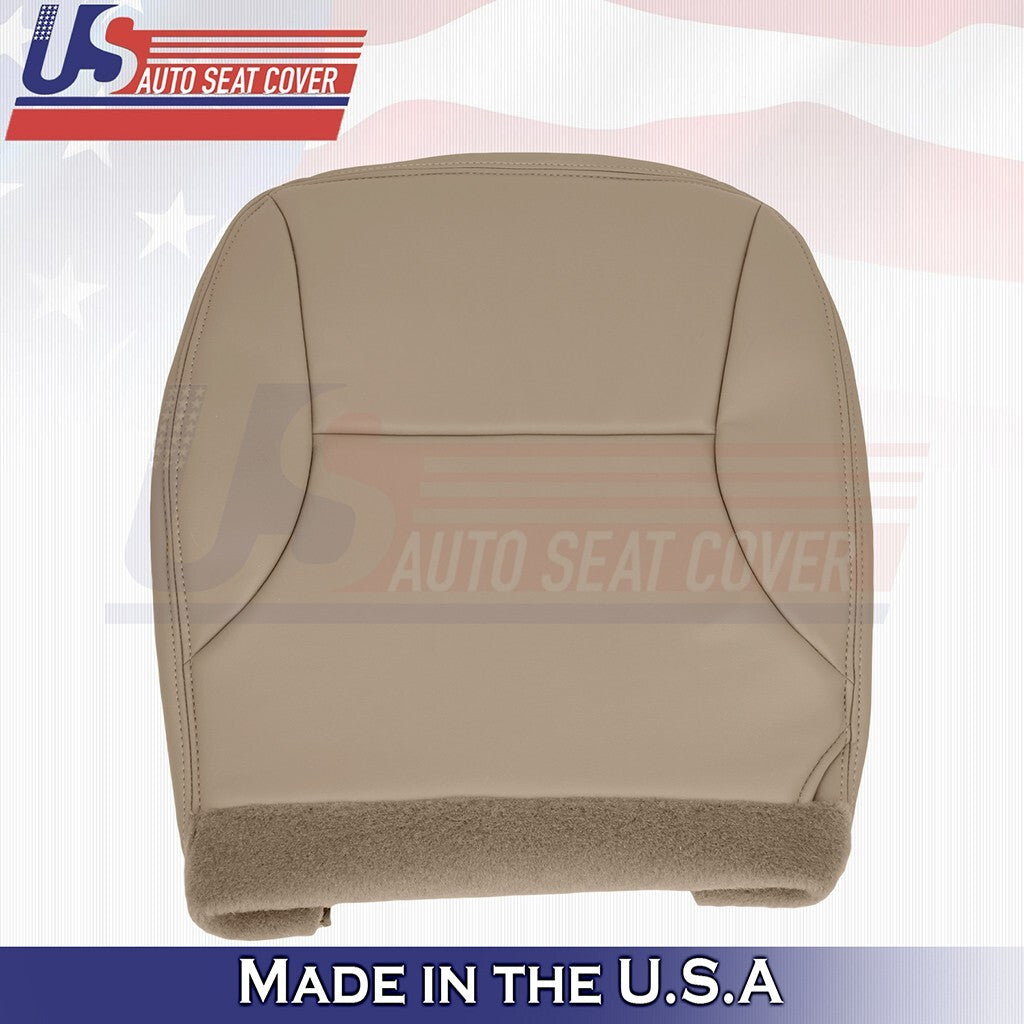 1997 1998 Fits Ford F150 Lariat Driver &Passenger Bottoms Leather Seat Cover Tan