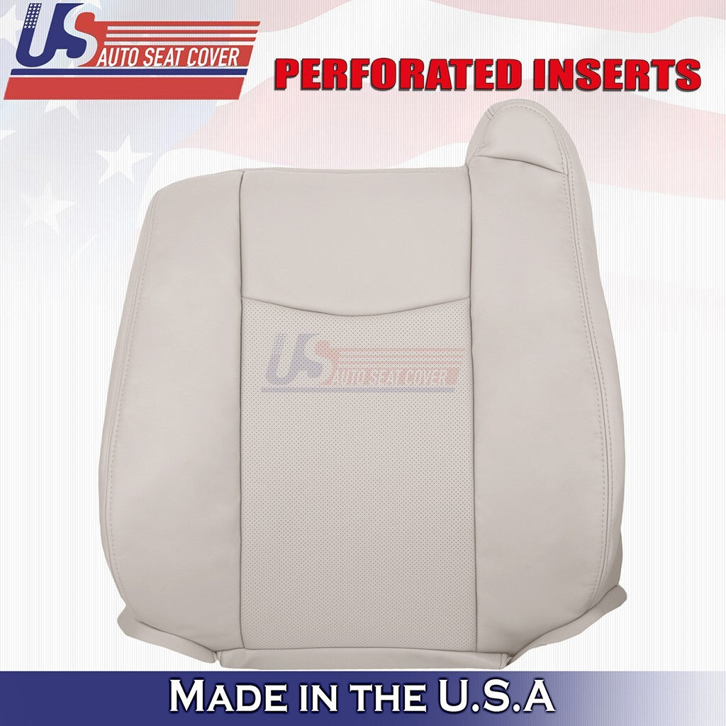 2004 to 2009 Fits Cadillac SRX Driver & Passenger Top Leather Cover Shale LT Tan