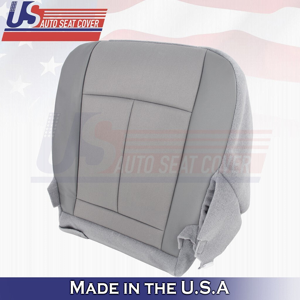 202 to 2021 For Nissan NV1500 Front Driver Top & Bottom Cloth Seat Cover Gray