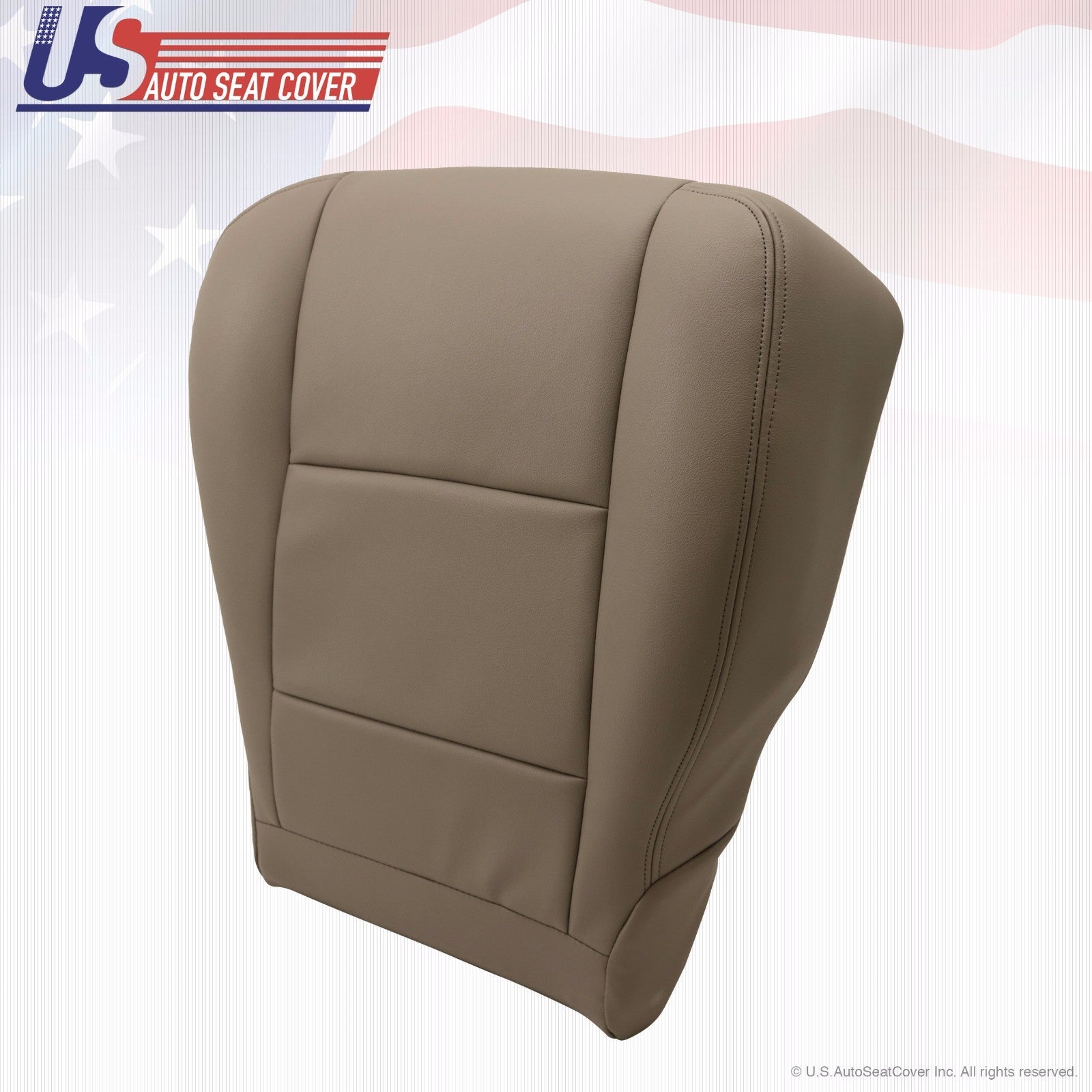 Fits 2002- 2004 Sequoia Front Passenger Side Bottom Seat Cover Leatherette Tan