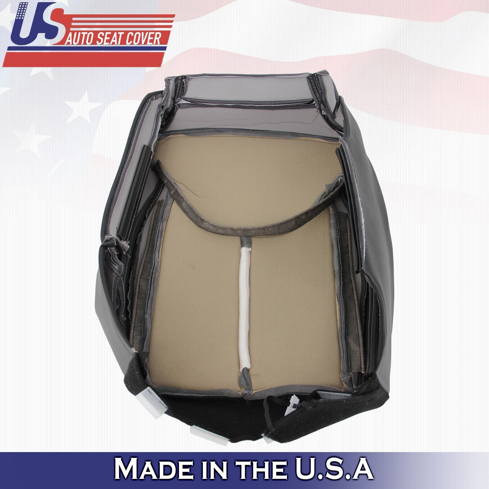 2011-2017 Fits Jeep Wrangler Rubicon Driver Bottom &Top Leather Seat Cover Black