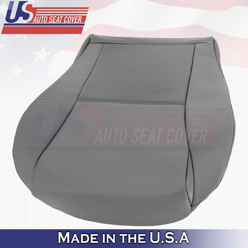 2005 2006 2007 2008 For Toyota Tacoma Passenger Top & Bottom Leather Covers Gray