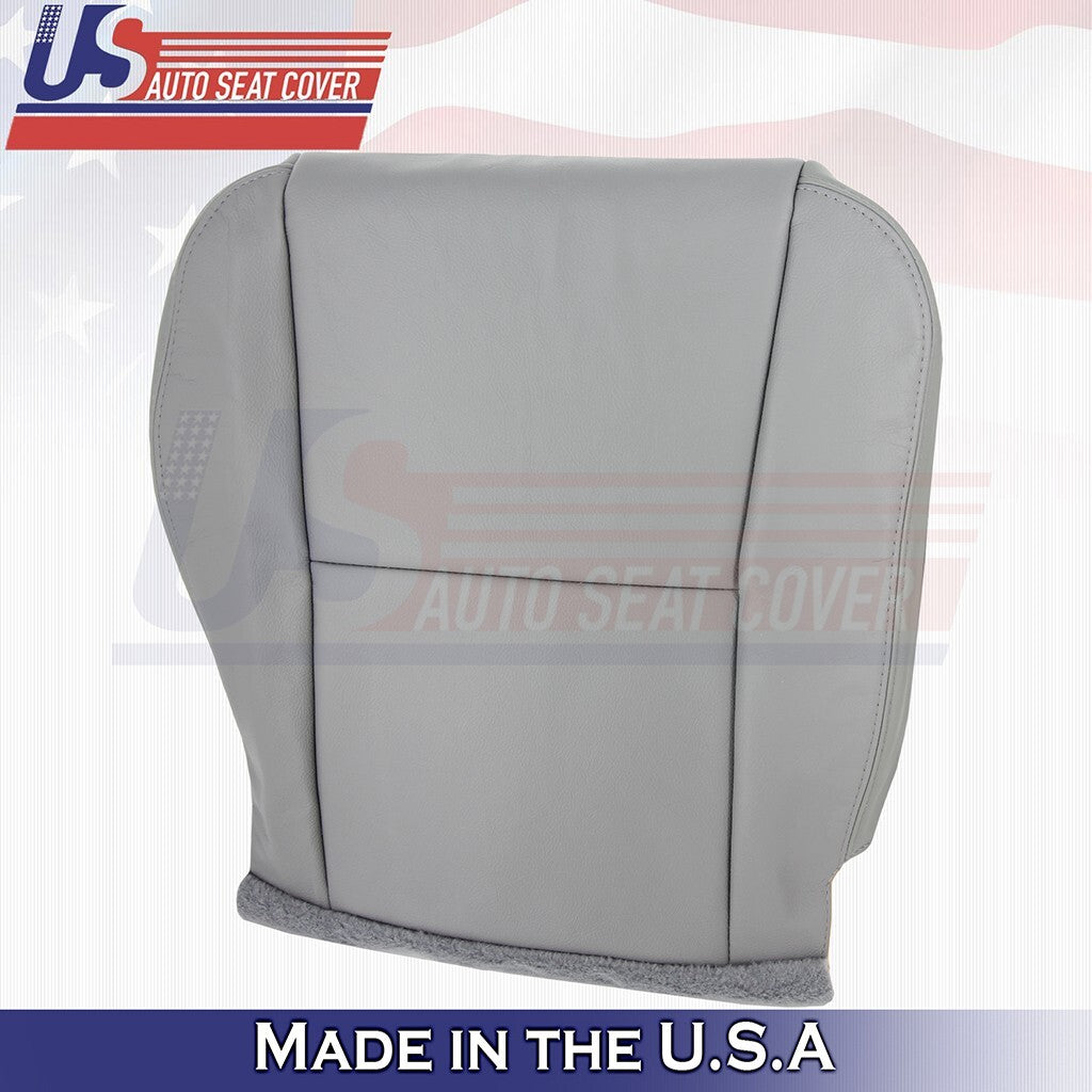 2002-2006 Fits Toyota Camry Passenger Bottom & Top Leather Seat Cover Gray