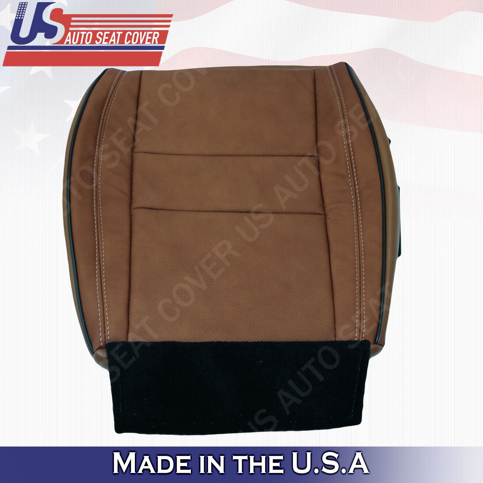 PASSENGER Bottom Leather Cove Saddle Brown 2014 2015 Fits Jeep Overland