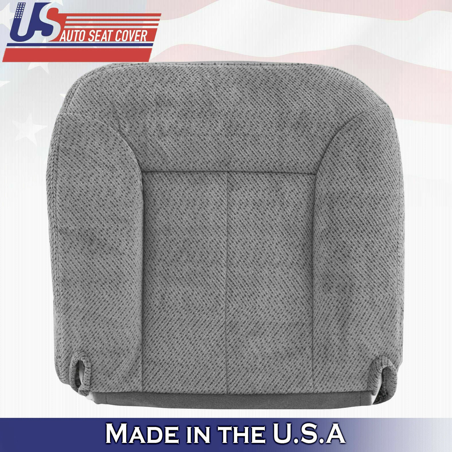 1995 to 1999 Chevy Silverado 2 Tops 2 Bottoms 2 Armrests Cloth Seat Cover Gray