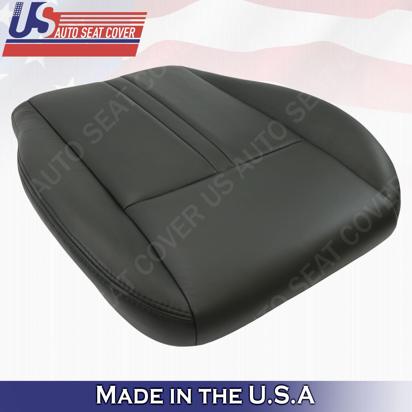 2005 2006 2007 Fits Jeep Grand Cherokee Driver Bottom Leather Seat Cover Black