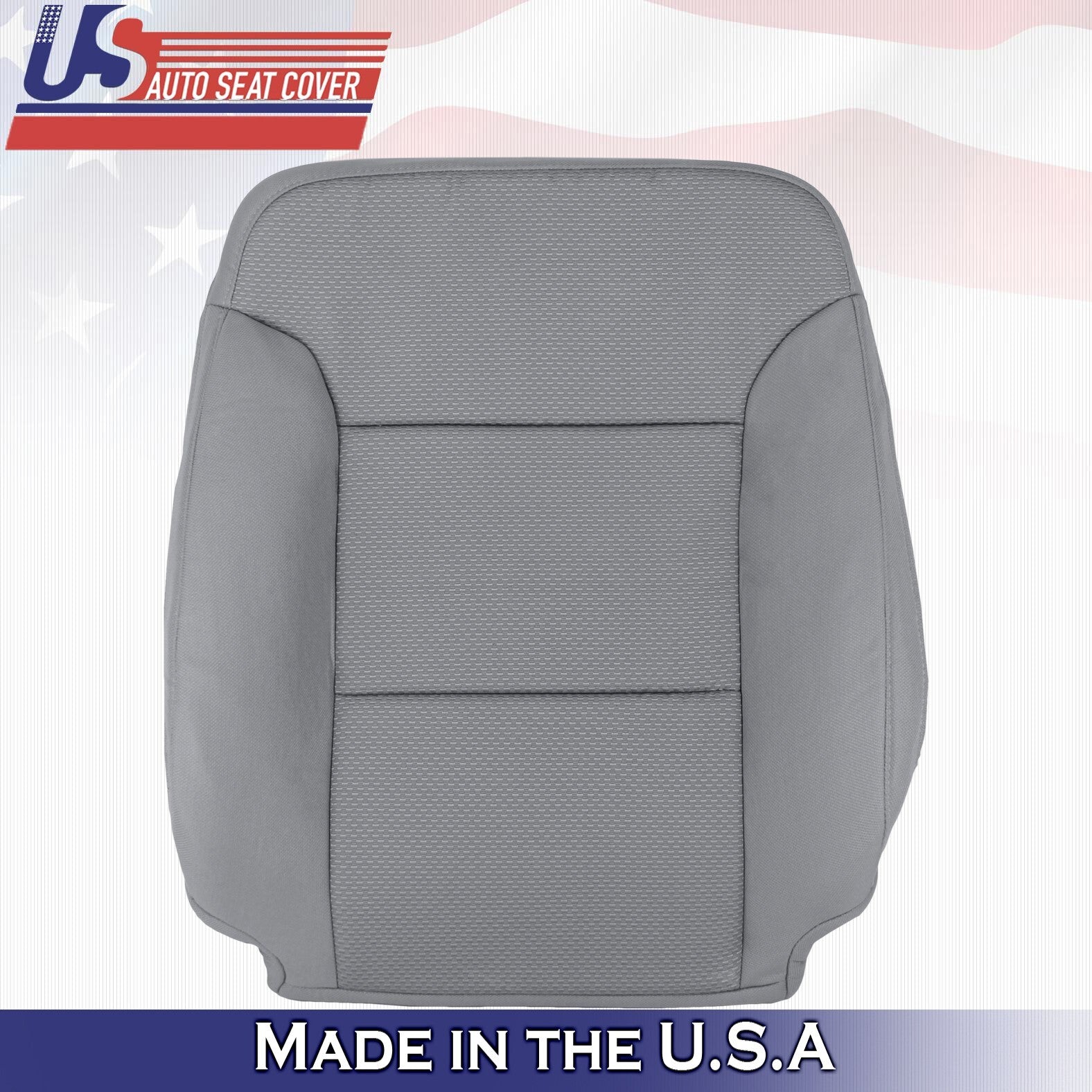 2017 2018 For Chevy Silverado 2500 3500 Passenger Top & Bottom Cloth Covers Gray