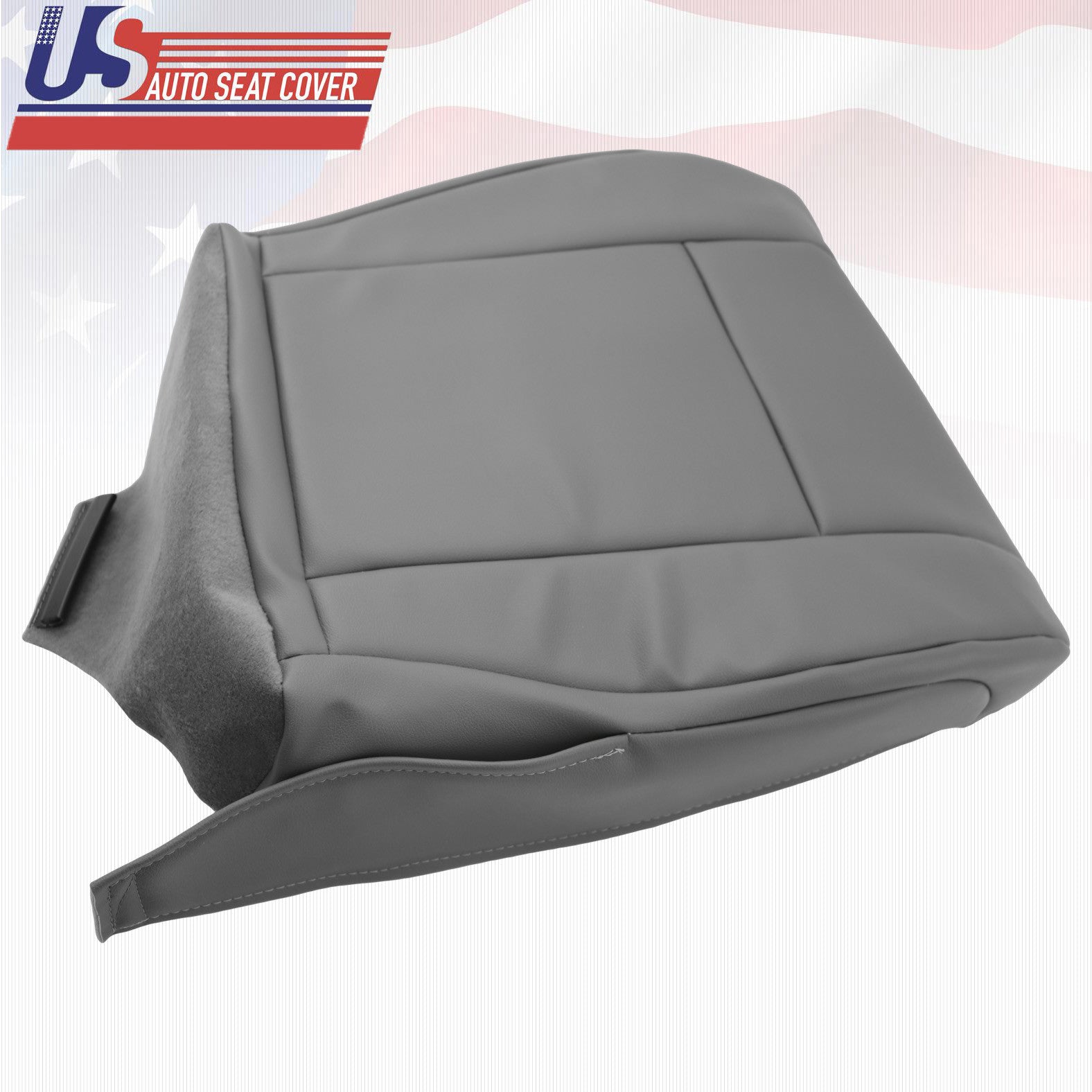 2009 To 2014 Ford E150 E250 Driver Side Bottom Vinyl Seat Cover Gray