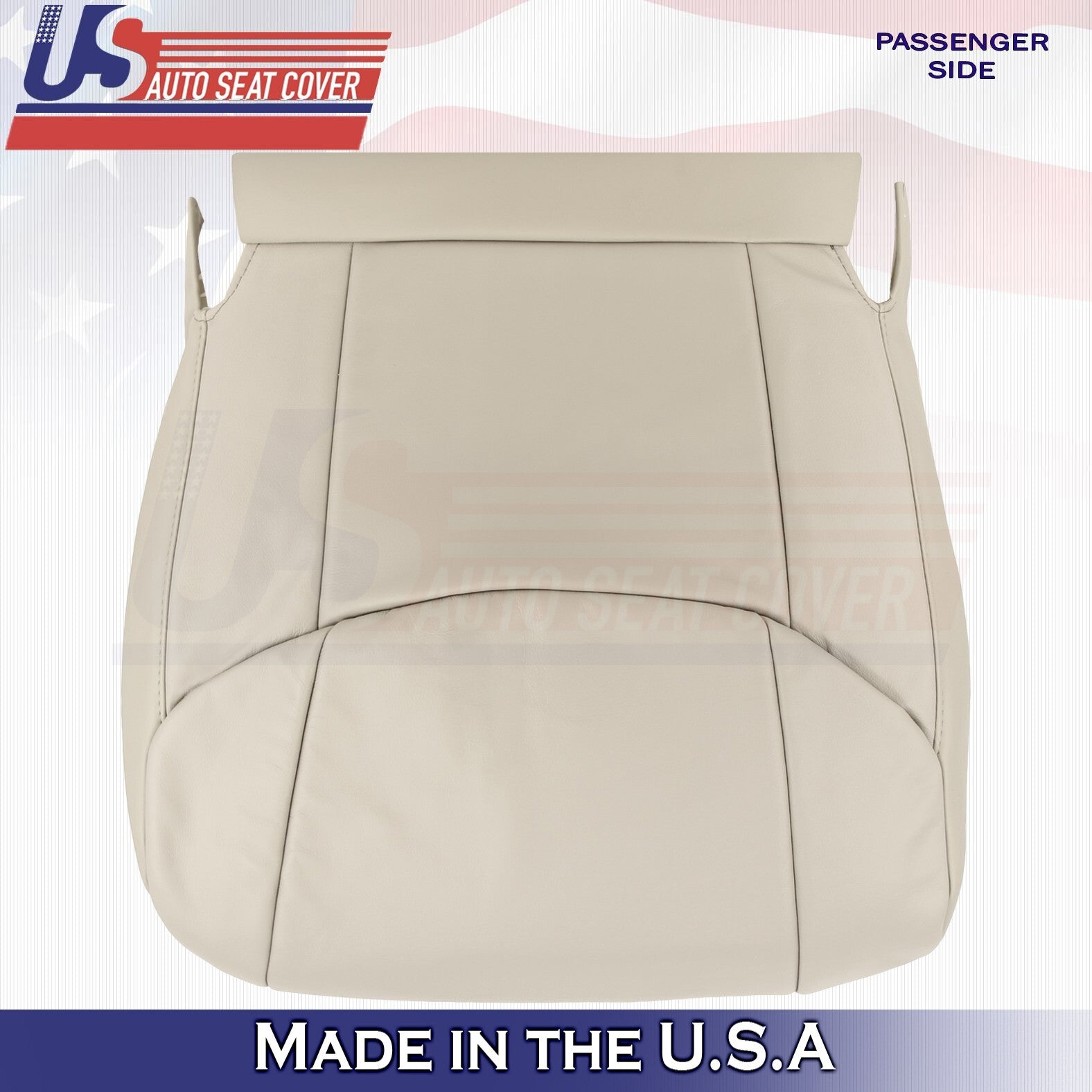 2011 2012 For Toyota Avalon Driver & Passenger Bottom Leather Seat Covers Tan