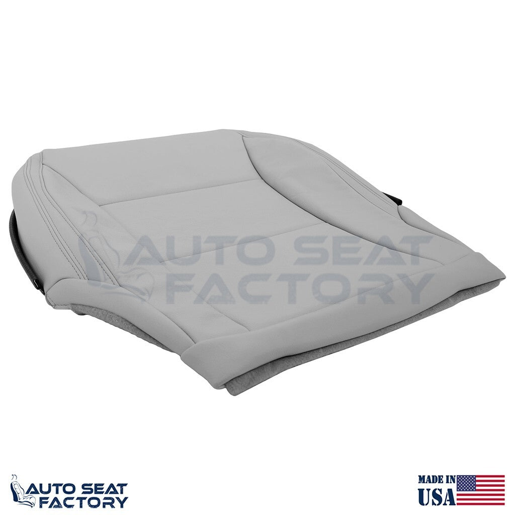 Replacement Fits 2014 2015 Mercedes Benz CLA Driver Bottom Gray Vinyl Seat Cover