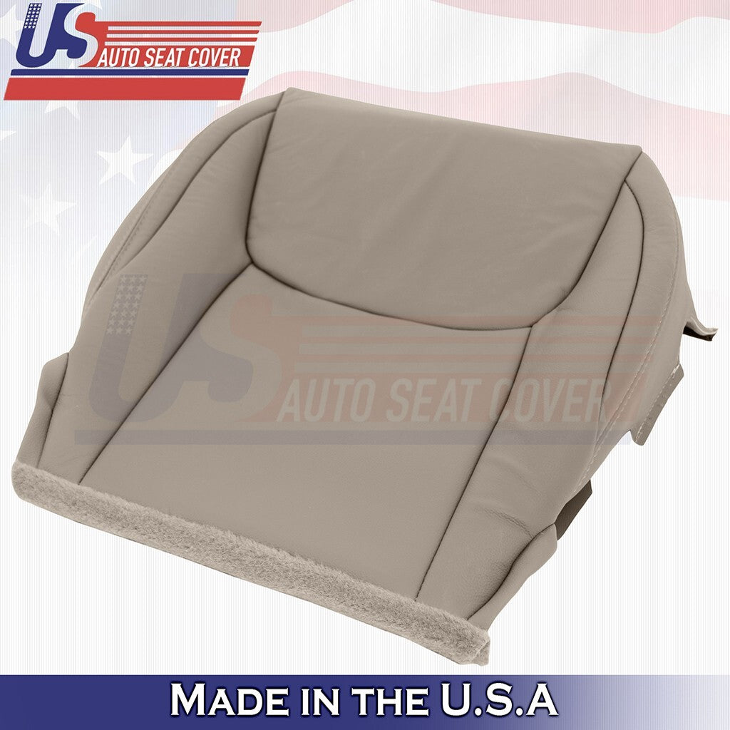 2004 to 2010 For Toyota Sienna Passenger Bottom Leather Seat Cover Tan