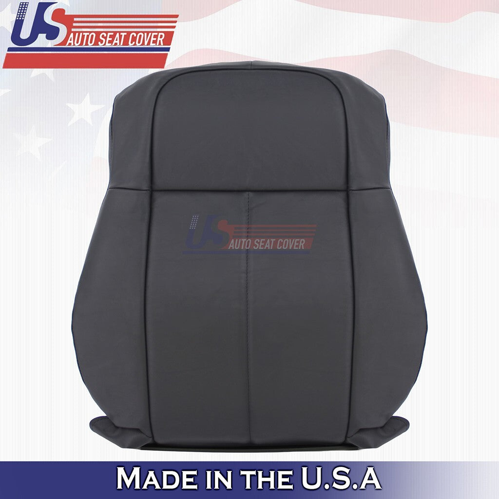 2005 to 2010 For Chrysler 300C Driver and Passenger Tops Leather Cover Black