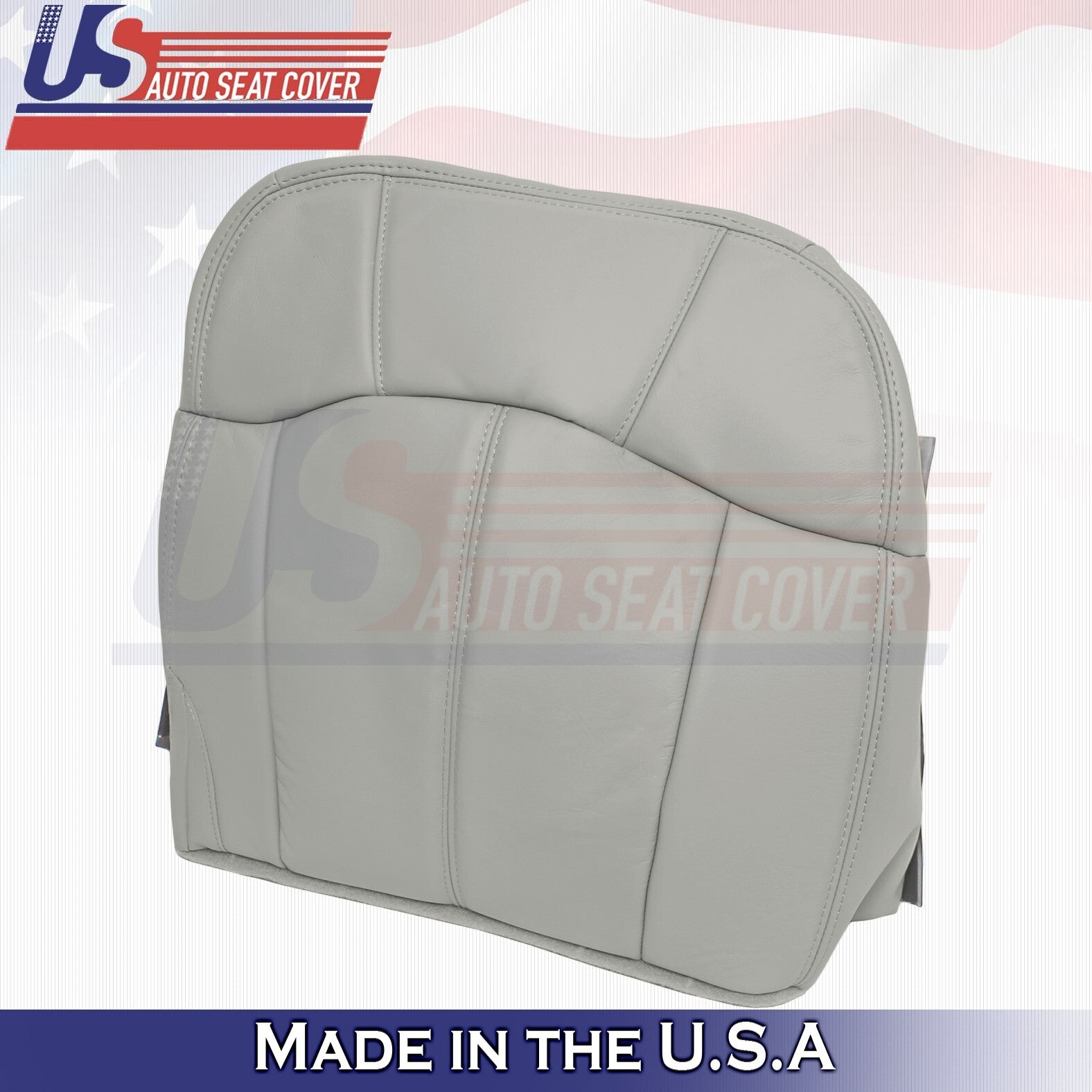 1999 to 2002 For Chevy Tahoe Rear Driver& Passenger Bottoms Leather Covers Gray