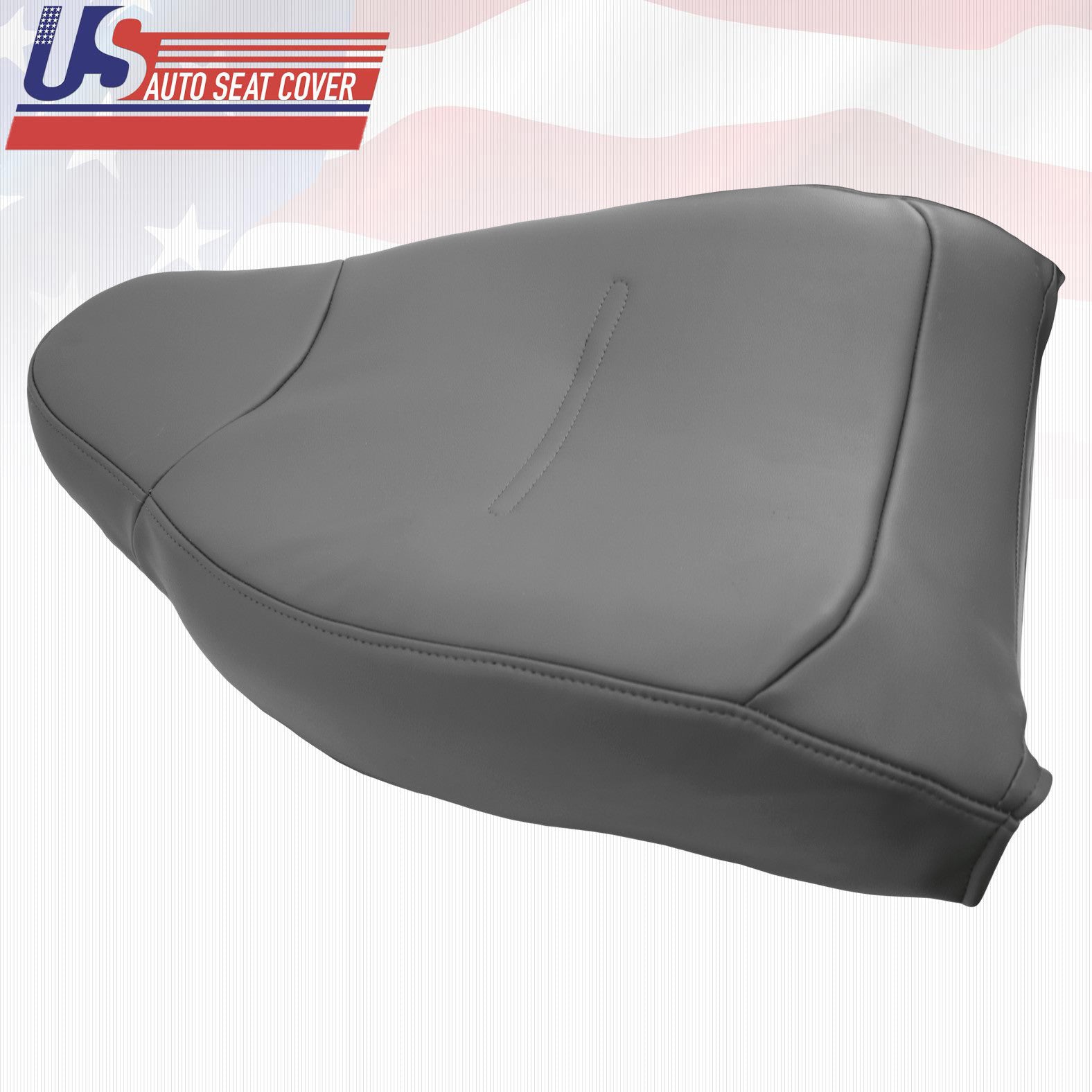 2002 to 2007 Fits Ford F250 F350 F450 XL Passenger Top Vinyl Seat Cover Gray